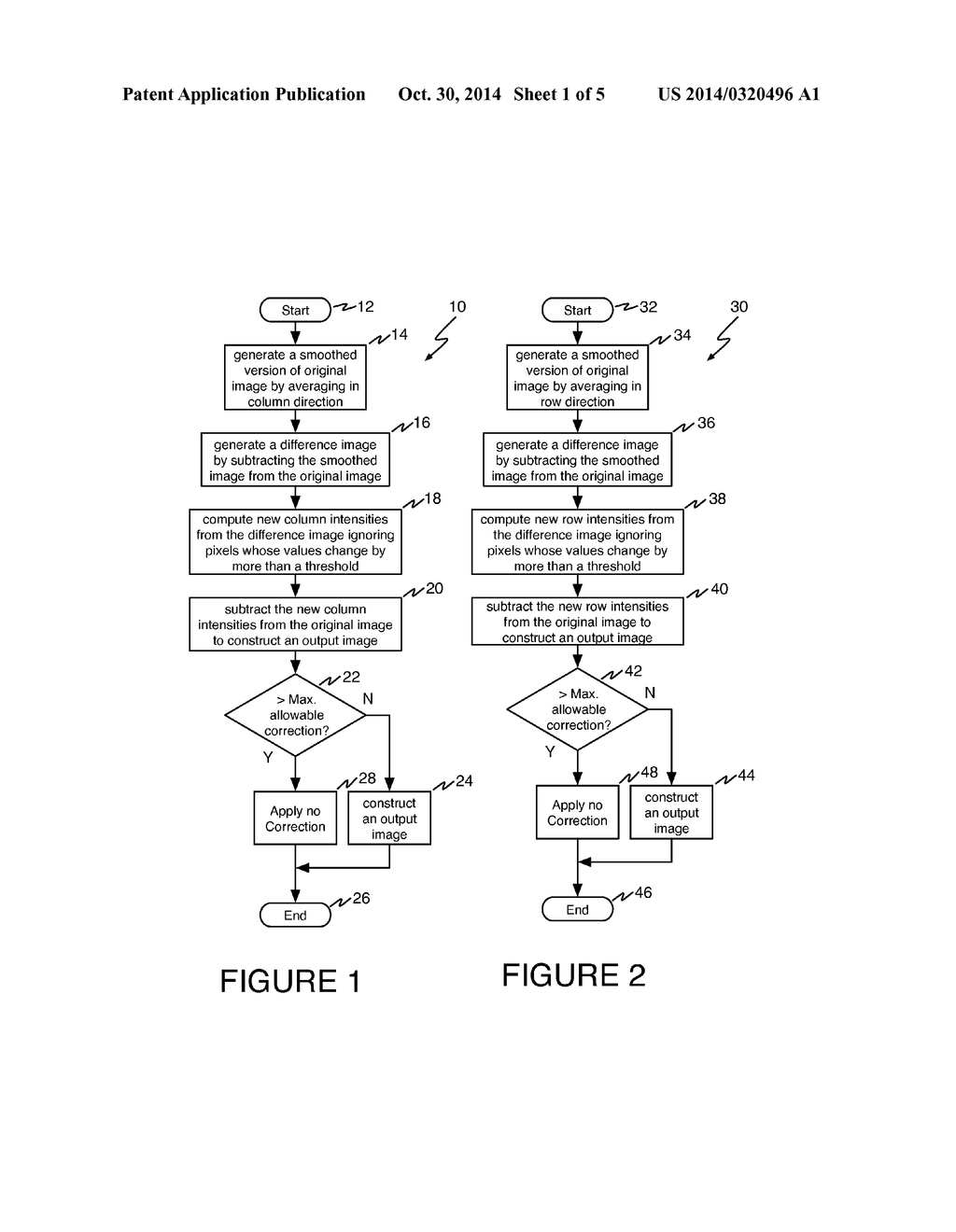 Methods for Reducing Row and Column Patterns in a Digital Image - diagram, schematic, and image 02