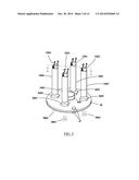 Compound structured light projection system for 3-D surface profiling diagram and image