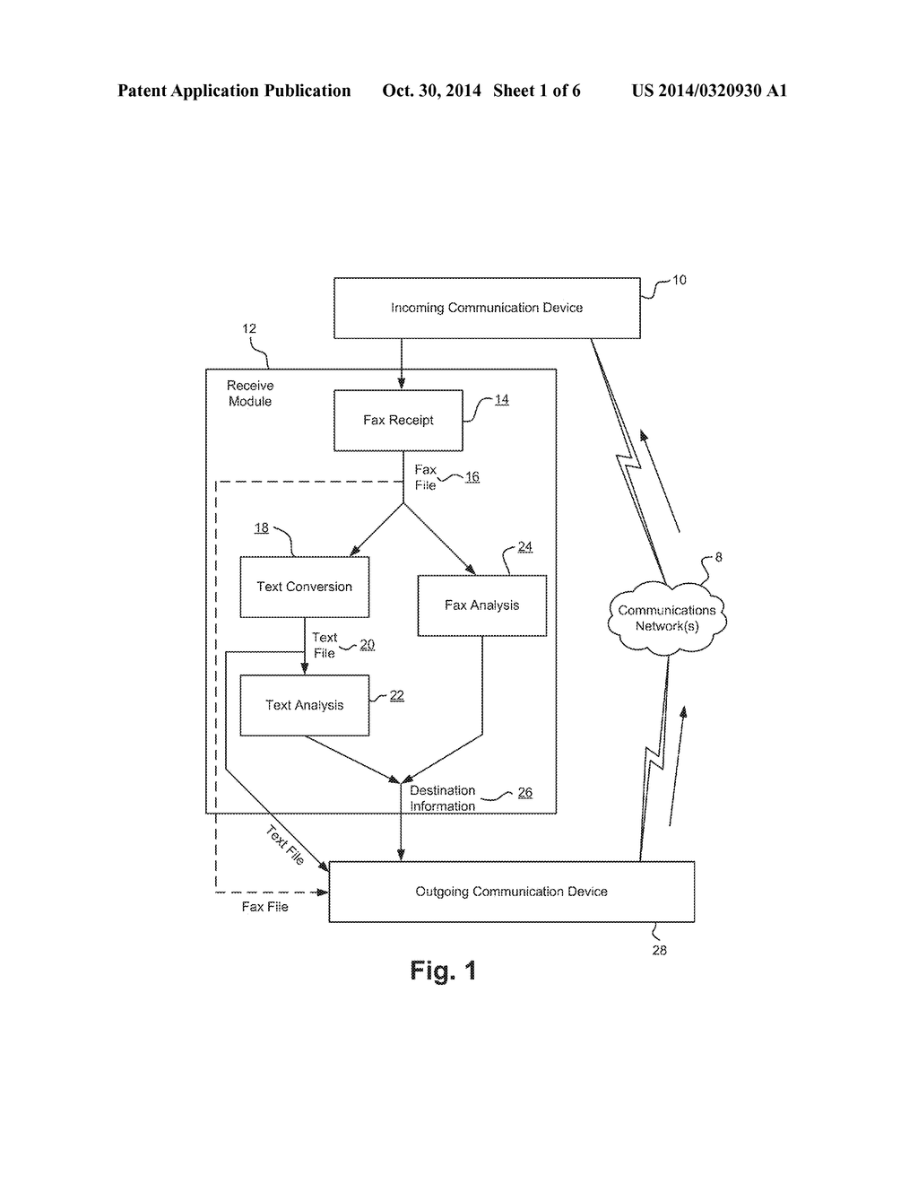 SYSTEMS AND METHODS FOR ROUTING A FACSIMILE CONFIRMATION BASED ON CONTENT - diagram, schematic, and image 02