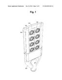 LED LIGHTING DEVICE INCLUDING MODULE WHICH IS CHANGEABLE ACCORDING TO     POWER CONSUMPTION AND HAVING IMPROVED HEAT RADIATION AND WATERPROOF diagram and image