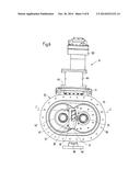 DOUBLE SHAFT REACTOR/MIXER AND SYSTEM INCLUDING AN END CAP FOR A     REACTOR/MIXER AND A DISCHARGE SCREW CONNECTOR BLOCK diagram and image