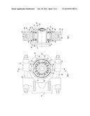 SUPPORT BEARING FOR A ROLL diagram and image