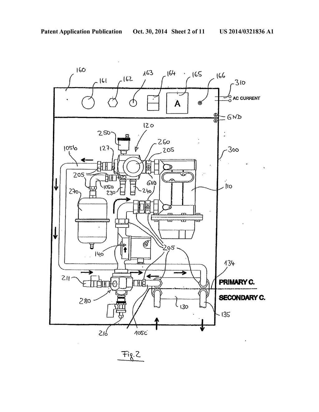 ELECTRIC HEATING SYSTEM, A CONTROL HEAD AND A HEATING LIQUID - diagram, schematic, and image 03