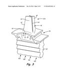 MATE FACE COOLING HOLES FOR GAS TURBINE ENGINE COMPONENT diagram and image