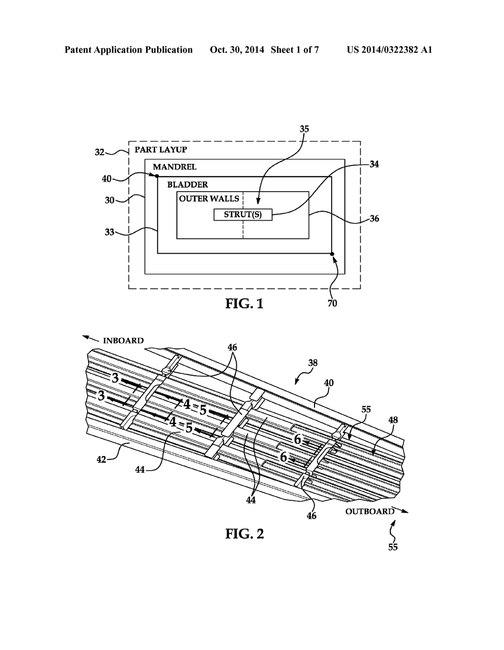 METHOD FOR PRODUCING COMPOSITE LAMINATES USING A COLLAPSIBLE MANDREL - diagram, schematic, and image 02