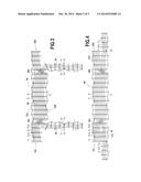 FIBER PREFORM OF PI-SHAPED SECTION, IN PARTICULAR FOR A FAN PLATFORM MADE     OF COMPOSITE MATERIAL diagram and image