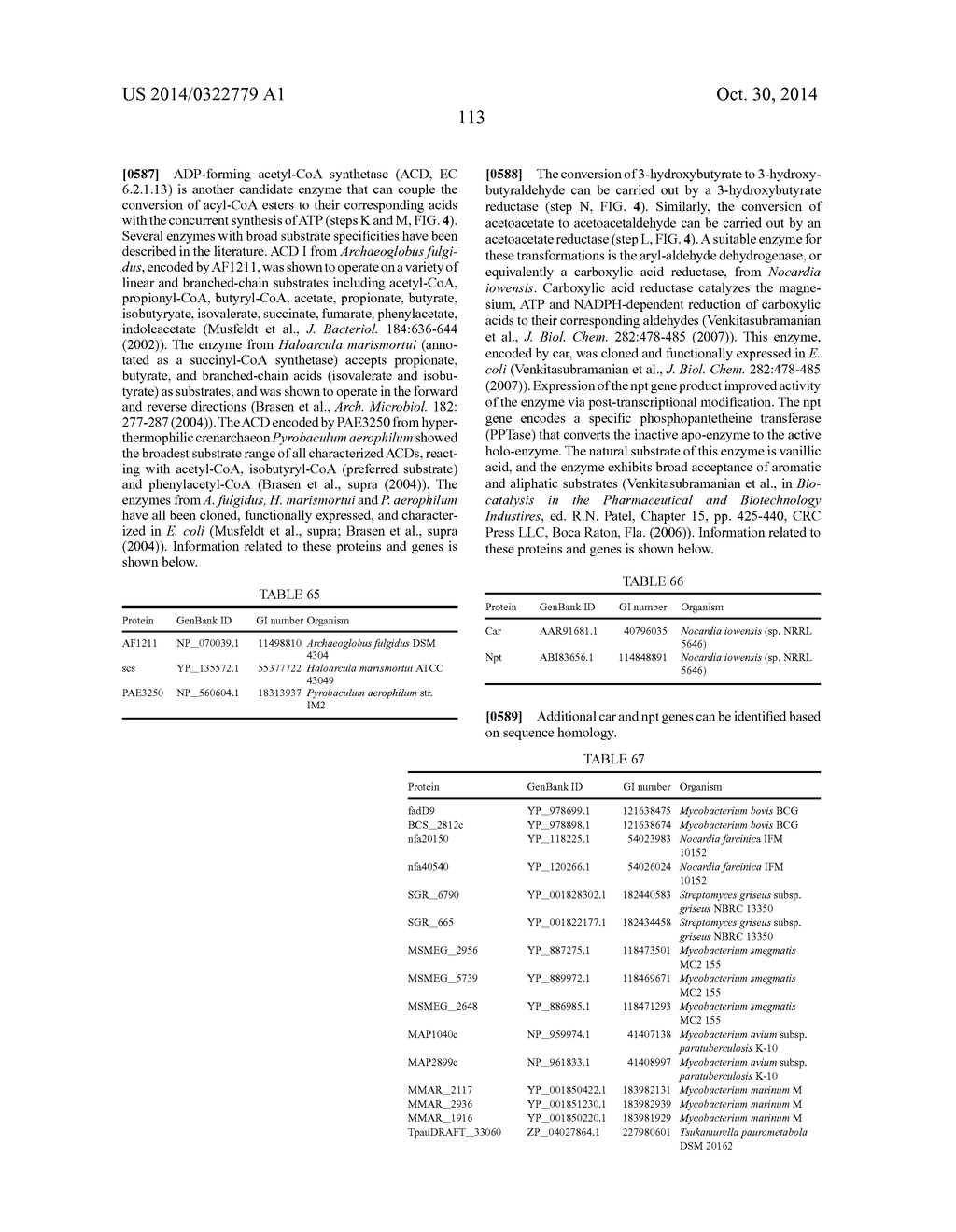 EUKARYOTIC ORGANISMS AND METHODS FOR INCREASING THE AVAILABILITY OF     CYTOSOLIC ACETYL-COA, AND FOR THE PRODUCING 1,3-BUTANEDIOL - diagram, schematic, and image 133