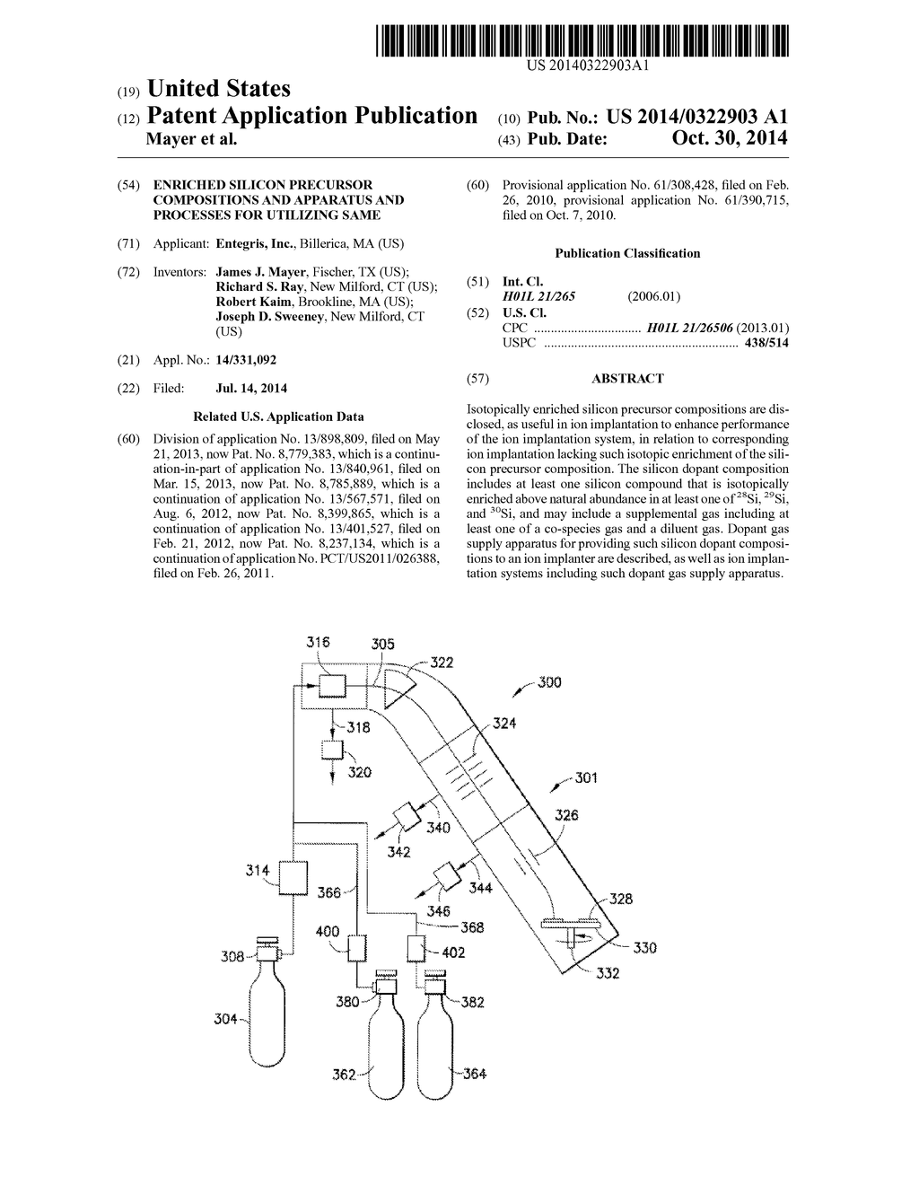 ENRICHED SILICON PRECURSOR COMPOSITIONS AND APPARATUS AND PROCESSES FOR     UTILIZING SAME - diagram, schematic, and image 01