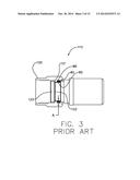 COAXIAL CONNECTOR WITH INHIBITED INGRESS AND IMPROVED GROUNDING diagram and image