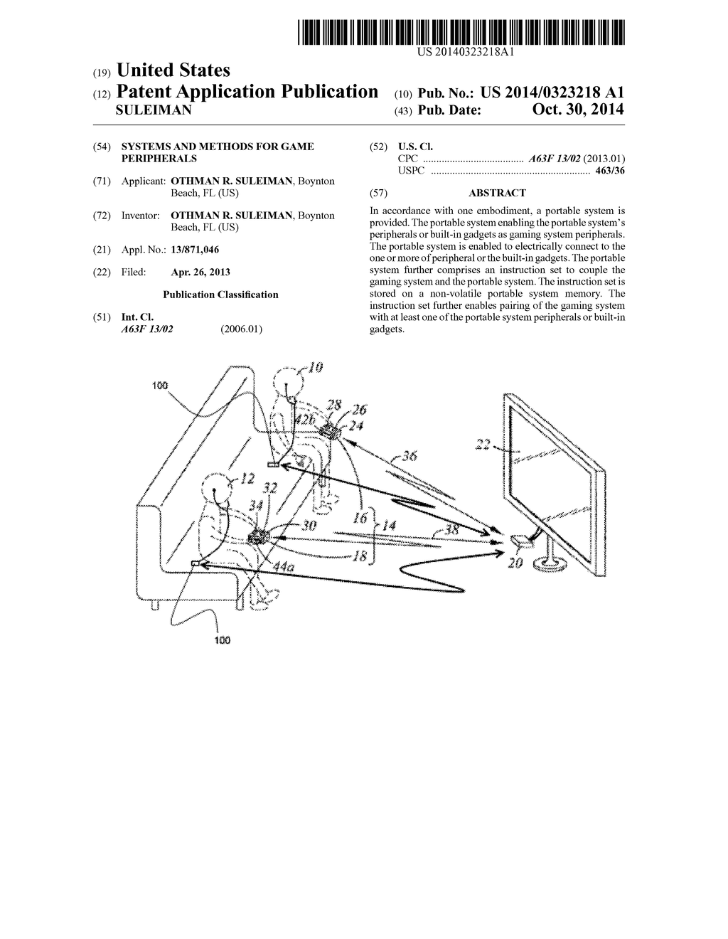 SYSTEMS AND METHODS FOR GAME PERIPHERALS - diagram, schematic, and image 01