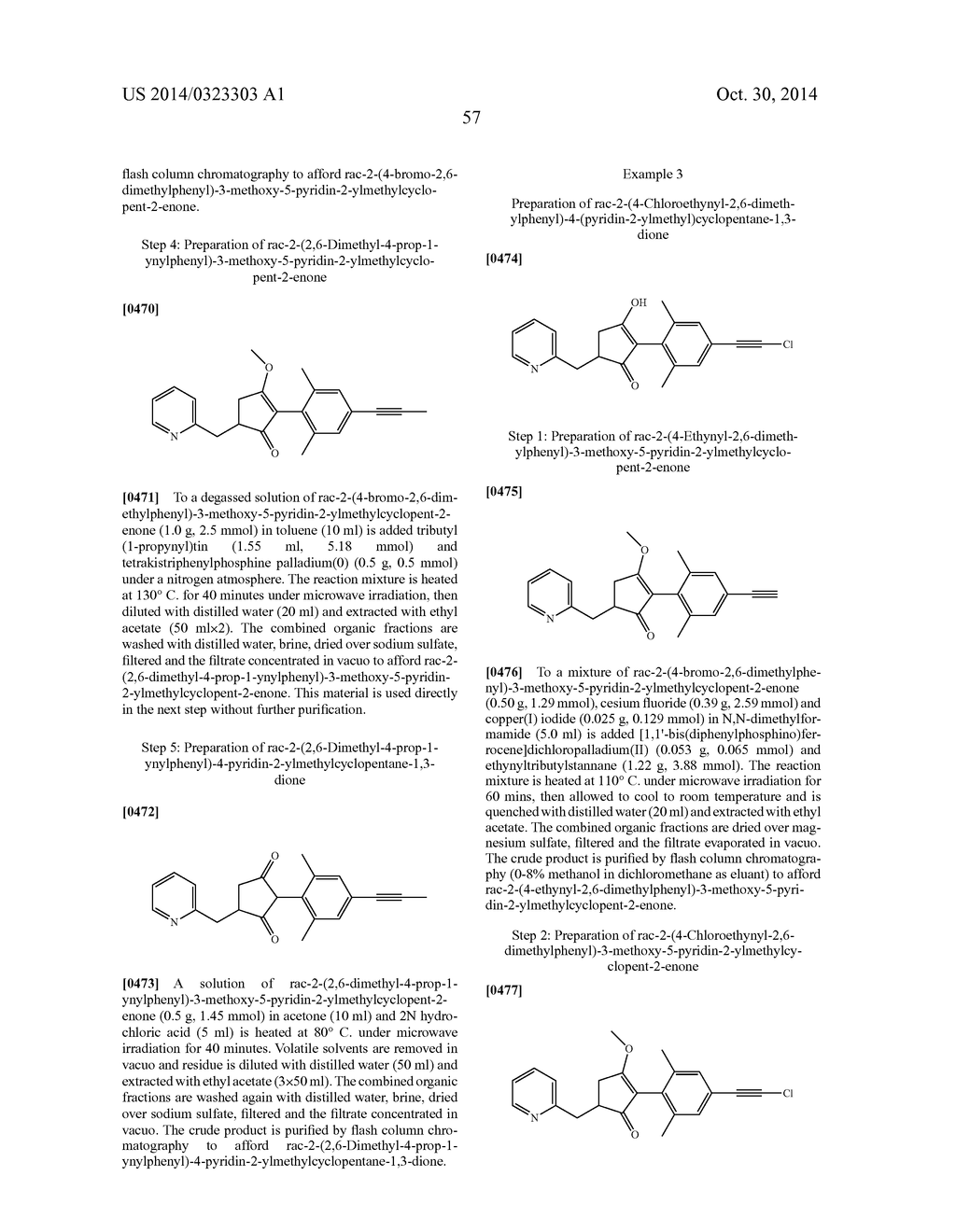 2-(SUBSTITUTED-PHENYL)-CYCLOPENTANE-1,3-DIONE COMPOUNDS, AND DERIVATIVES     THEREOF - diagram, schematic, and image 58