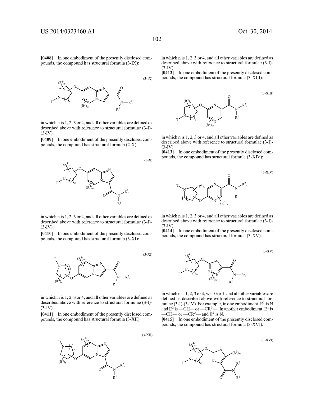 Methods for Using Carboxamide, Sulfonamide and Amine Compounds - diagram, schematic, and image 103