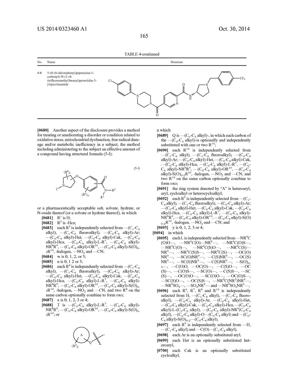 Methods for Using Carboxamide, Sulfonamide and Amine Compounds - diagram, schematic, and image 165