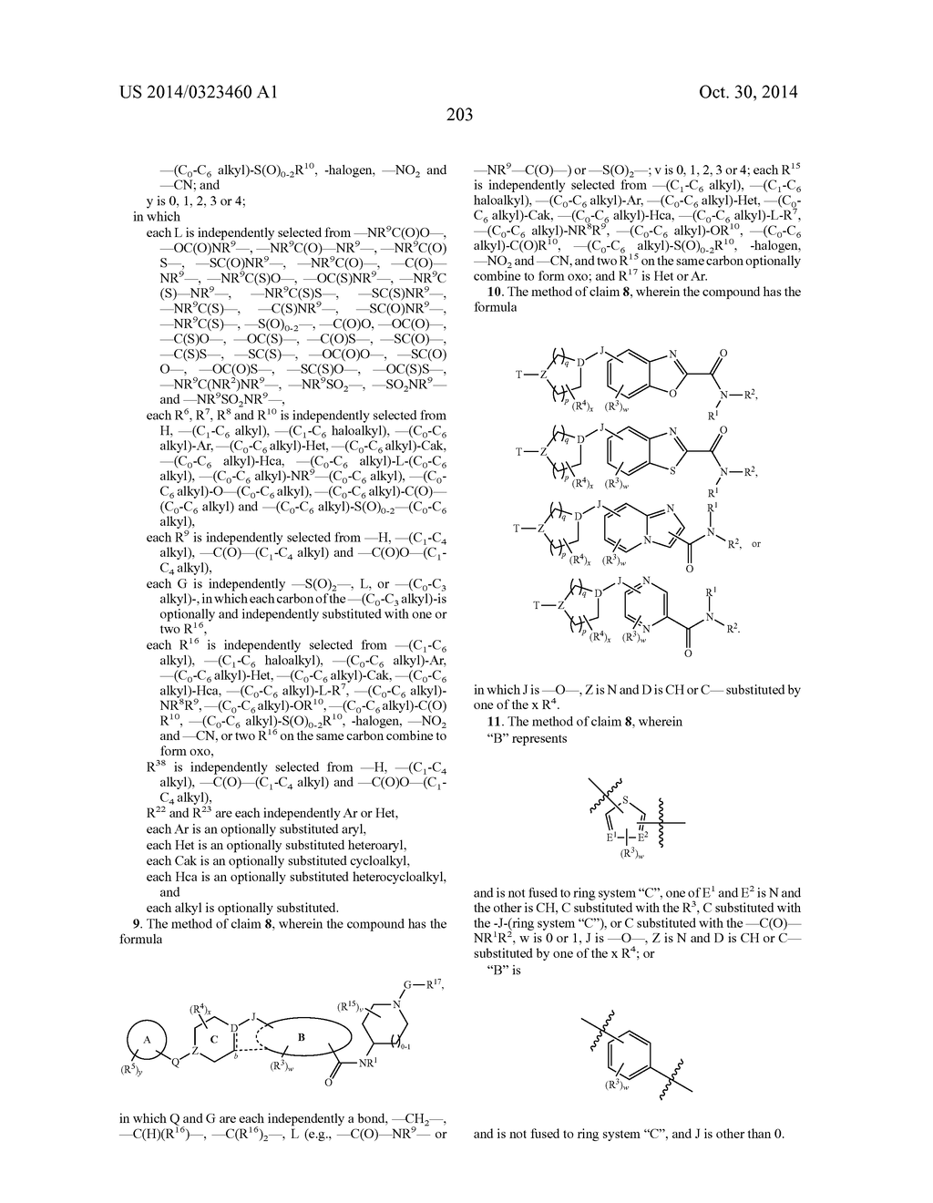 Methods for Using Carboxamide, Sulfonamide and Amine Compounds - diagram, schematic, and image 203