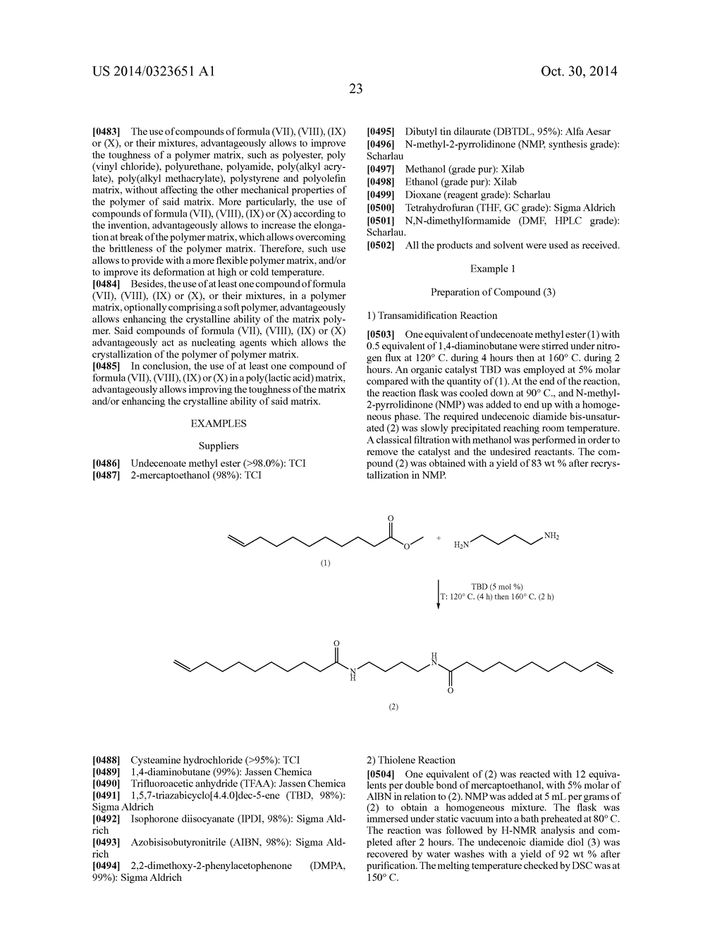 New Process of Preparation of Polyols and Polyamines, and Products as     Obtained - diagram, schematic, and image 24