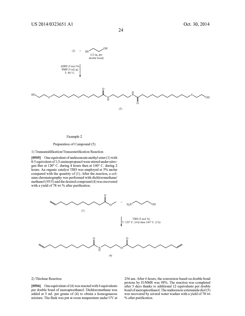 New Process of Preparation of Polyols and Polyamines, and Products as     Obtained - diagram, schematic, and image 25