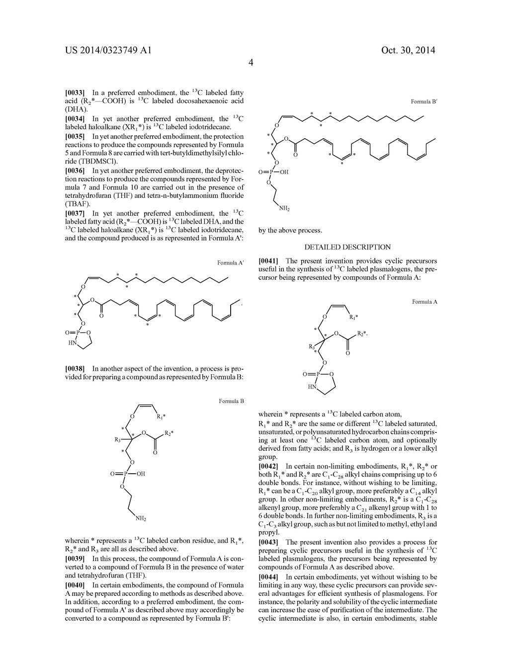 METHODS FOR THE SYNTHESIS OF 13C LABELED PLASMALOGEN - diagram, schematic, and image 05