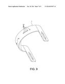 KNEE BRACE WITH ADJUSTABLE BOLSTER diagram and image