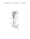 DEVICE FOR DEFINING A CUTTING PLANE FOR A BONE RESECTION diagram and image