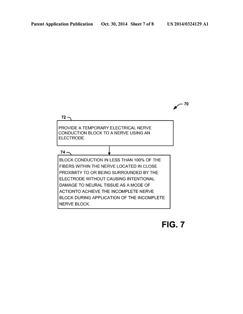 SYSTEMS AND METHODS FOR TEMPORARY, INCOMPLETE, BI-DIRECTIONAL, ADJUSTABLE     ELECTRICAL NERVE BLOCK - diagram, schematic, and image 08