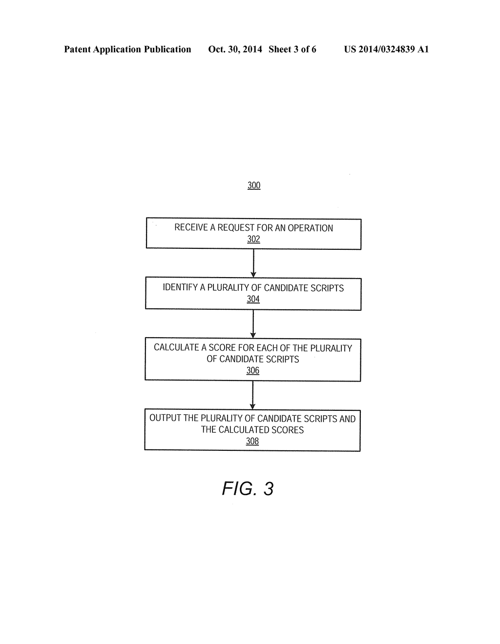 DETERMINING CANDIDATE SCRIPTS FROM A CATALOG OF SCRIPTS - diagram, schematic, and image 04