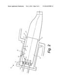 Combustor with Fuel Staggering for Flame Holding Mitigation diagram and image