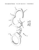 Concealed Handcuff Key diagram and image