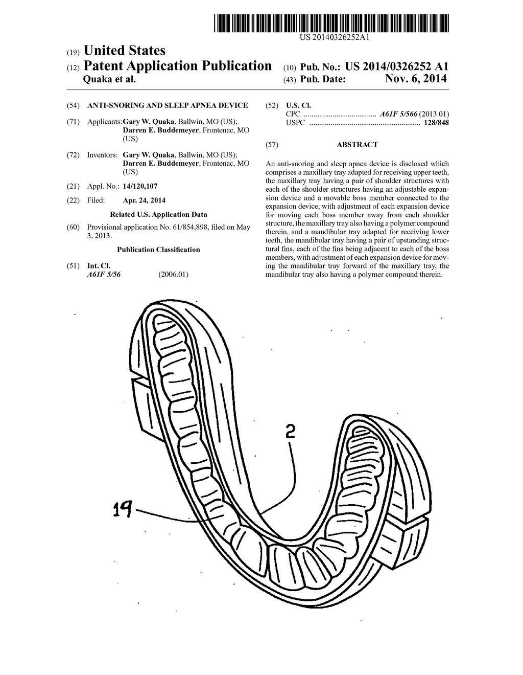 Anti-snoring and sleep apnea device - diagram, schematic, and image 01