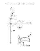 ADJUSTABLE ELBOW CRUTCH WITH CURVED ARM AND OVAL SECTION diagram and image