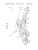 VEHICLE BATTERY MOUNTING STRUCTURE diagram and image