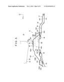 VEHICLE BATTERY MOUNTING STRUCTURE diagram and image