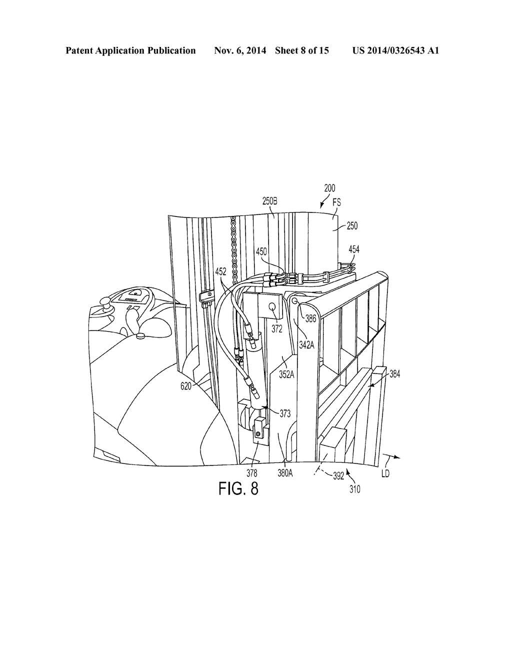 FORK CARRIAGE APPARATUS FOR A MATERIALS HANDLING VEHICLE - diagram, schematic, and image 09