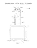 ROLLER BAG HANDLE WITH LIGHTING diagram and image