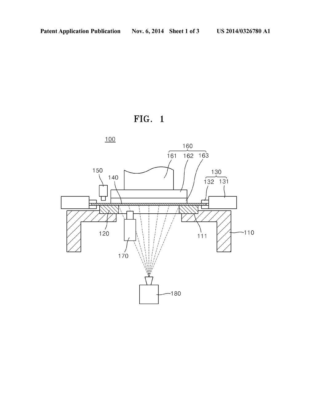 WELDING DEVICE FOR MASK FRAME ASSEMBLY AND METHOD OF WELDING MASK FRAME     ASSEMBLY - diagram, schematic, and image 02