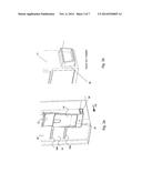 Cabin attendant seat with additional support diagram and image