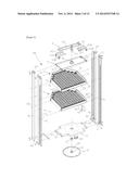 ROTATING SHELF STRUCTURE FOR SHOWCASE diagram and image