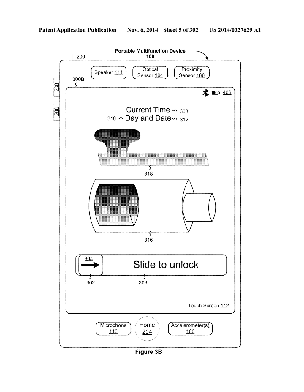 Touch Screen Device, Method, and Graphical User Interface for Customizing     Display of Content Category Icons - diagram, schematic, and image 06