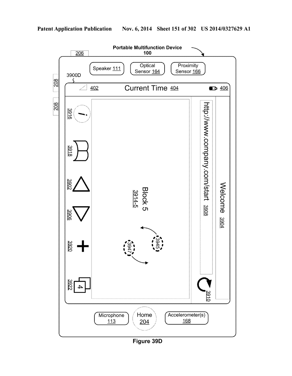 Touch Screen Device, Method, and Graphical User Interface for Customizing     Display of Content Category Icons - diagram, schematic, and image 152