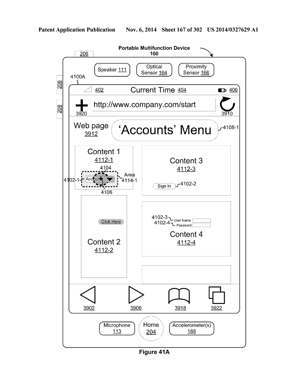 Touch Screen Device, Method, and Graphical User Interface for Customizing     Display of Content Category Icons - diagram, schematic, and image 168