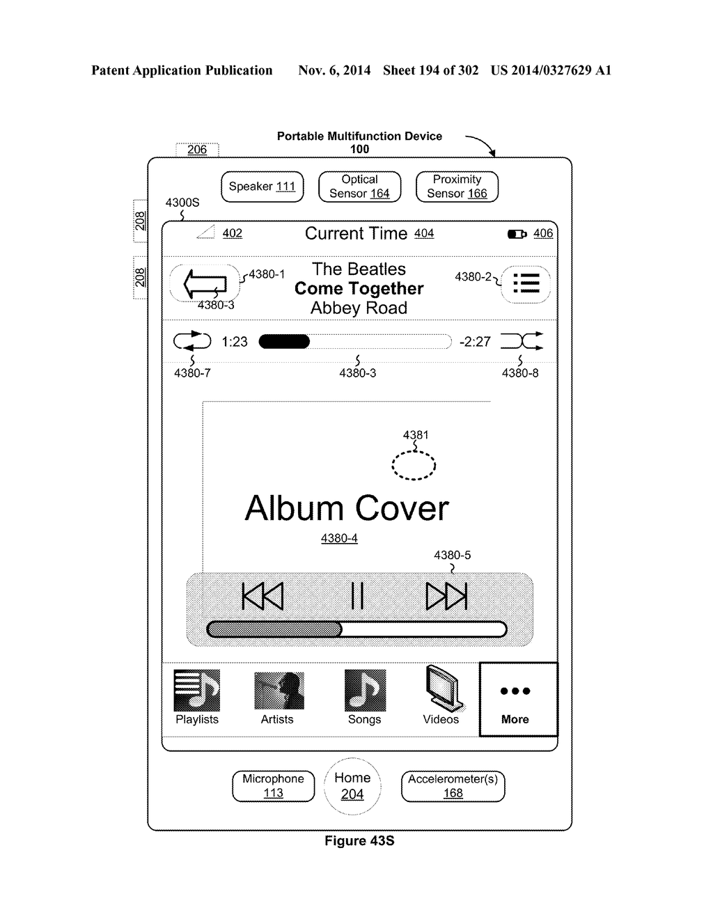 Touch Screen Device, Method, and Graphical User Interface for Customizing     Display of Content Category Icons - diagram, schematic, and image 195