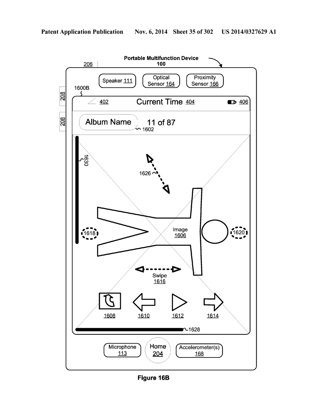 Touch Screen Device, Method, and Graphical User Interface for Customizing     Display of Content Category Icons - diagram, schematic, and image 36