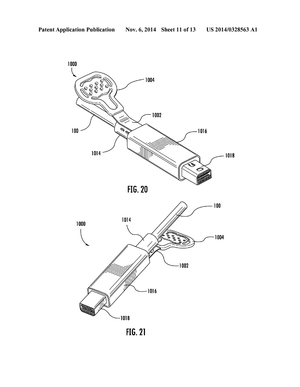 STRUCTURES AND METHOD FOR THERMAL MANAGEMENT IN ACTIVE OPTICAL CABLE (AOC)     ASSEMBLIES - diagram, schematic, and image 12