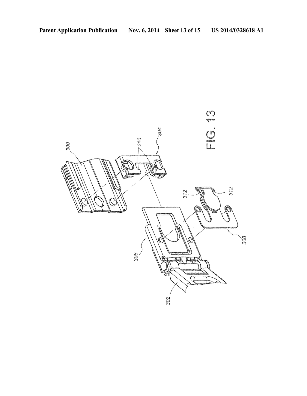 CONNECTION DEVICE FOR CABLE MANAGEMENT ARM AND SLIDE ASSEMBLY - diagram, schematic, and image 14