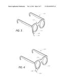 EYEGLASSES WITH ELECTRONIC COMPONENTS diagram and image