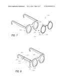 EYEGLASSES WITH ELECTRONIC COMPONENTS diagram and image