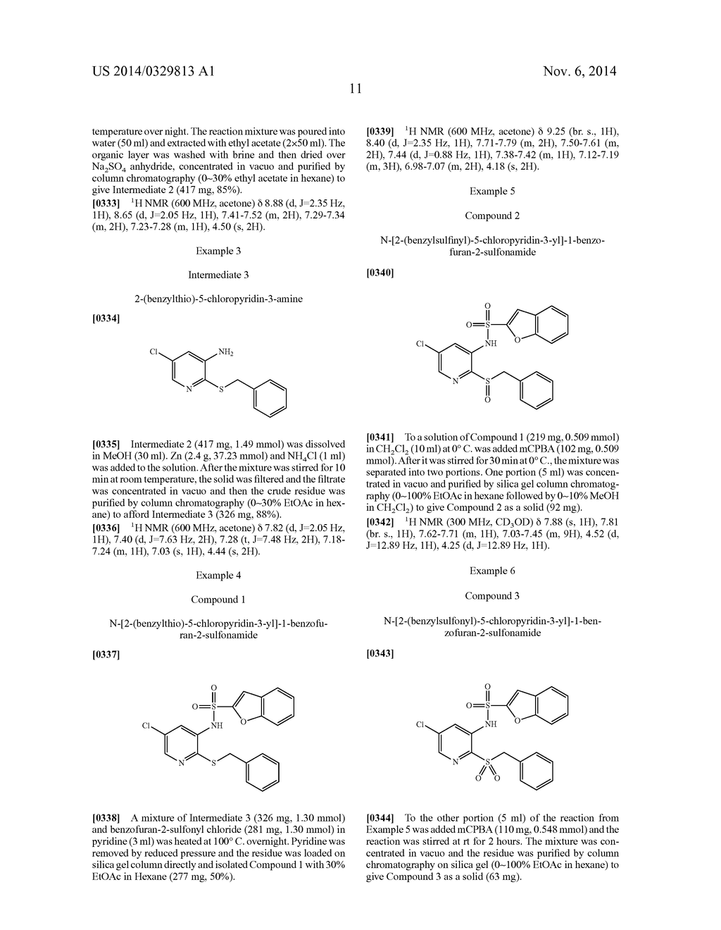 BENZOFURAN-2-SULFONAMIDES PYRIDINE DERIVATIVES AS CHEMOKINE RECEPTOR     MODULATORS - diagram, schematic, and image 12
