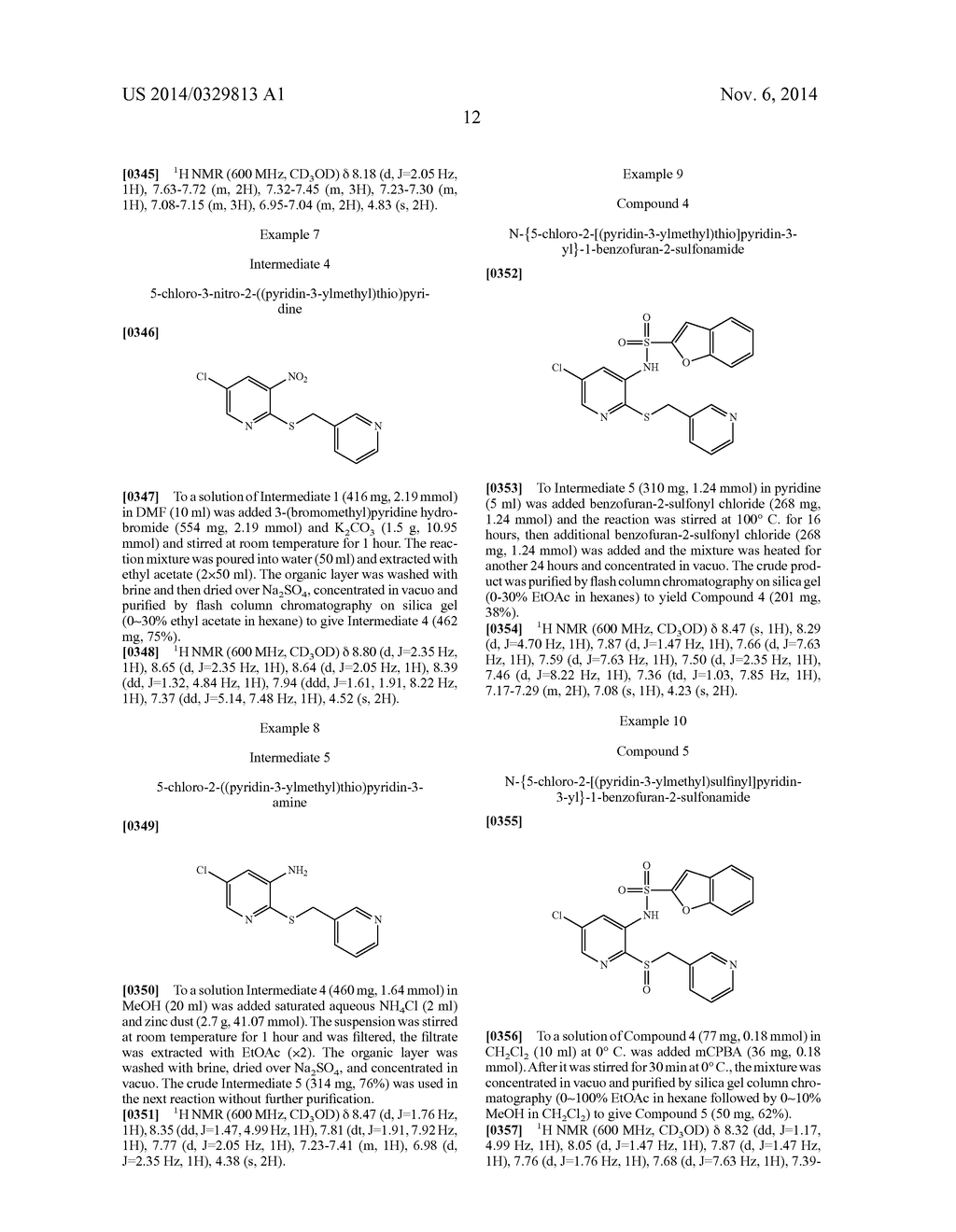 BENZOFURAN-2-SULFONAMIDES PYRIDINE DERIVATIVES AS CHEMOKINE RECEPTOR     MODULATORS - diagram, schematic, and image 13