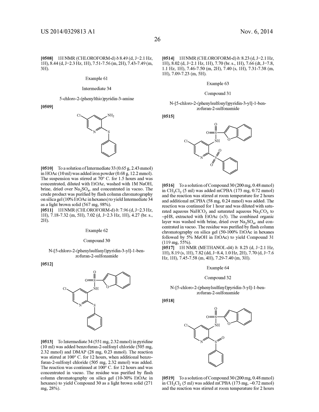 BENZOFURAN-2-SULFONAMIDES PYRIDINE DERIVATIVES AS CHEMOKINE RECEPTOR     MODULATORS - diagram, schematic, and image 27
