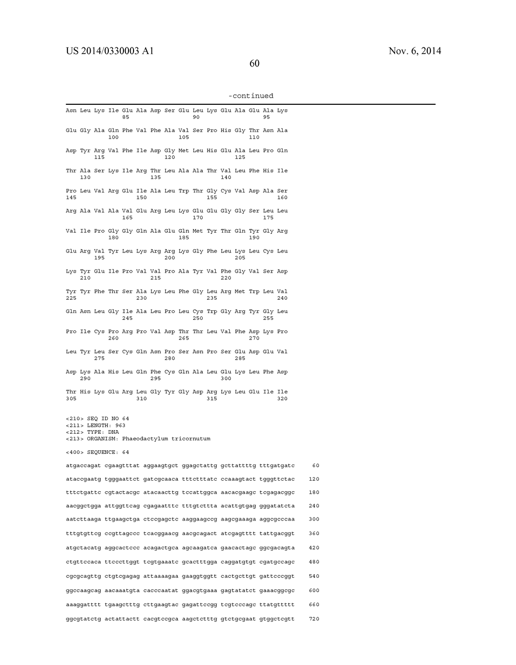 DIACYLGLYCEROL ACYLTRANSFERASE 2 GENES AND PROTEINS ENCODED THEREBY FROM     ALGAE - diagram, schematic, and image 70