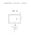 METHOD FOR EXECUTING USER COMMAND ACCORDING TO SPATIAL MOVEMENT OF USER     INPUT DEVICE AND IMAGE APPARATUS THEREOF diagram and image